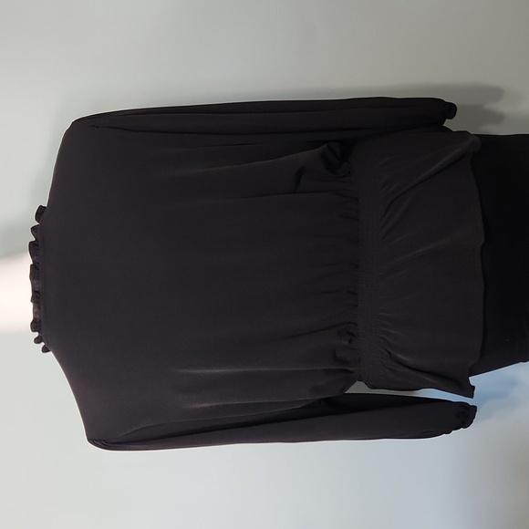 Simply Vera Wang Women’s Black Peplum Blouse - Picture 9 of 13